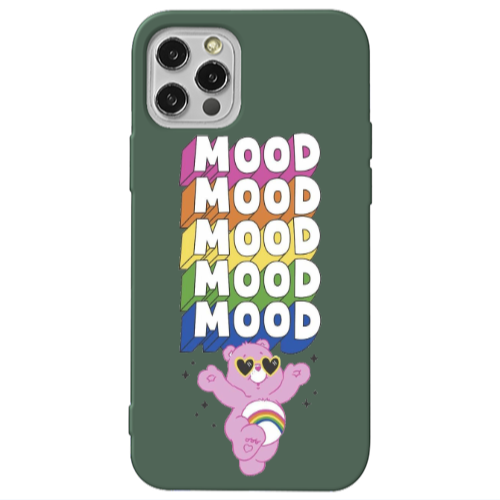 Apple iPhone 12 Pro Mood Dark Green Colored Silicone TPU Θήκη