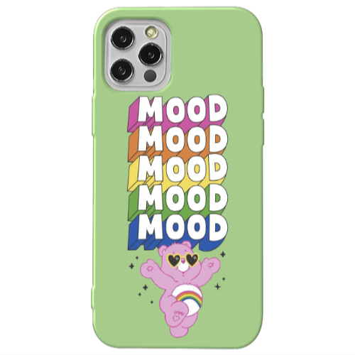 Apple iPhone 12 Pro Mood Light Green Colored Silicone TPU Θήκη