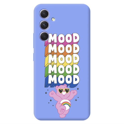 Samsung A54 Mood Light Purple Colored Silicone TPU Θήκη