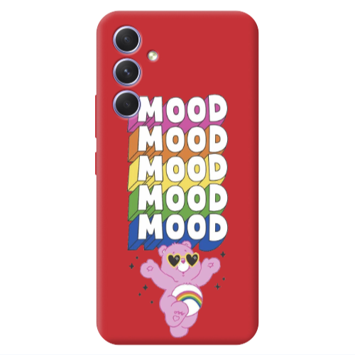Samsung A54 Mood Red Colored Silicone TPU Θήκη
