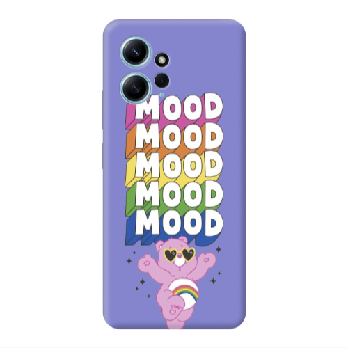 Xiaomi Redmi Note 12 4G Mood Purple Colored Silicone TPU Θήκη