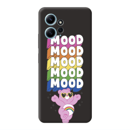 Xiaomi Redmi Note 12 4G Mood Black Colored Silicone TPU Θήκη
