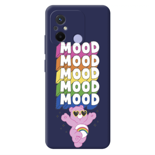 Xiaomi Redmi 12C Mood Dark blue Colored Silicone TPU Θήκη