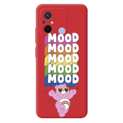 Xiaomi Redmi 12C Mood Red Colored Silicone TPU Θήκη