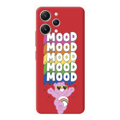 Xiaomi Redmi 12 Mood Red Colored Silicone TPU Θήκη