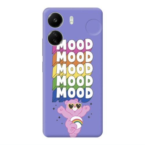 Xiaomi Redmi 13C Mood Purple Colored Silicone TPU Θήκη