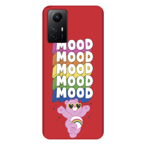 Xiaomi Redmi Note 12s Mood Red Colored Silicone TPU Θήκη
