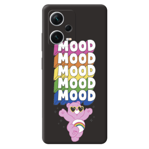 Xiaomi Poco X5 Mood Black Colored Silicone TPU Θήκη