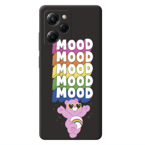 Xiaomi Poco X5 Pro Mood Black Colored Silicone TPU Θήκη