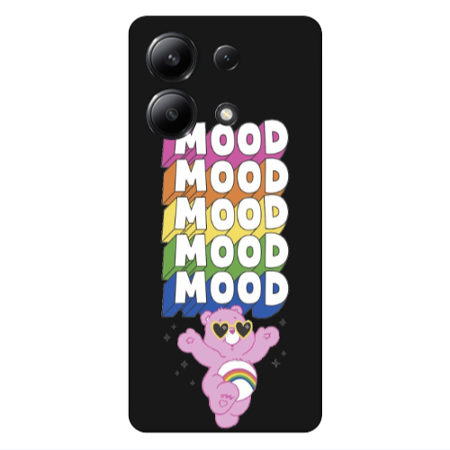 Xiaomi Redmi Note 13 4G Mood Black Colored Silicone TPU Θήκη