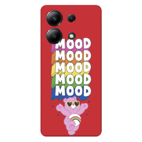 Xiaomi Redmi Note 13 4G Mood Red Colored Silicone TPU Θήκη