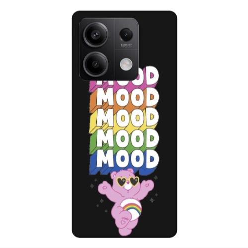 Xiaomi Redmi Note 13Pro 5G Mood Black Colored Silicone TPU Θήκη