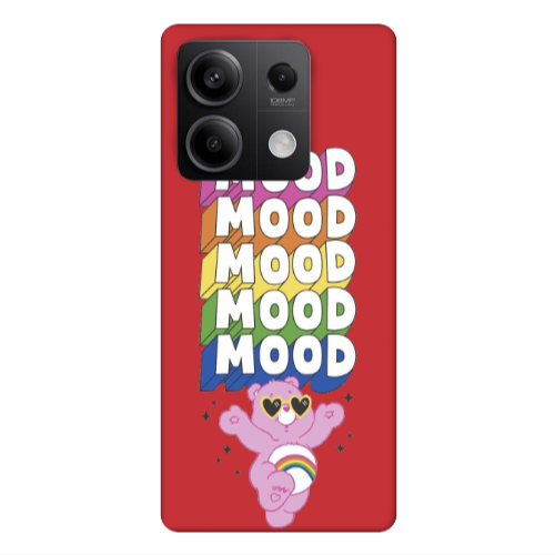Xiaomi Redmi Note 13Pro 5G Mood Red Colored Silicone TPU Θήκη
