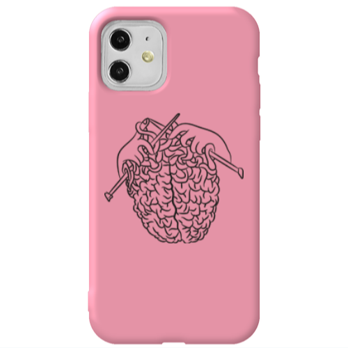 Apple iPhone 11  Find Yourself 8 Pink Colored Silicone TPU Θήκη