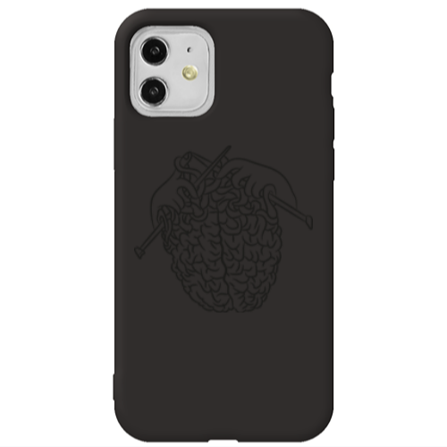 Apple iPhone 11  Find Yourself 8 Black Colored Silicone TPU Θήκη