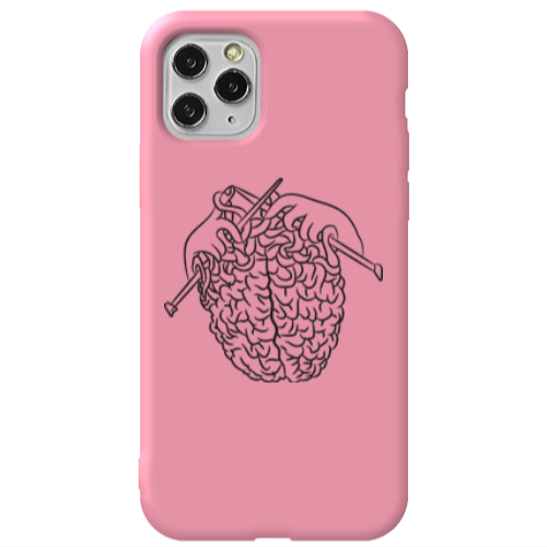 Apple iPhone 11 Pro Find Yourself 8 Pink Colored Silicone TPU Θήκη