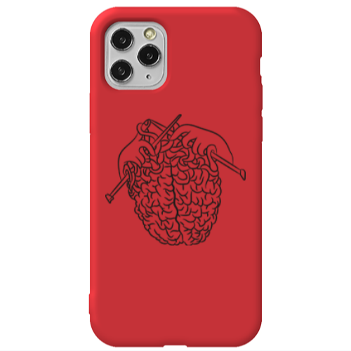 Apple iPhone 11 Pro Find Yourself 8 Red Colored Silicone TPU Θήκη