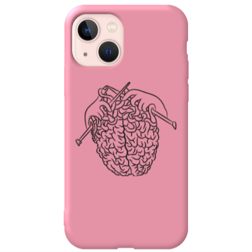 Apple iPhone 13 Find Yourself 8 Pink Colored Silicone TPU Θήκη