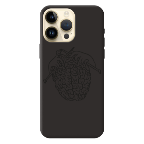 Apple iPhone 13 Pro Max Find Yourself 8 Black Colored Silicone TPU Θήκη