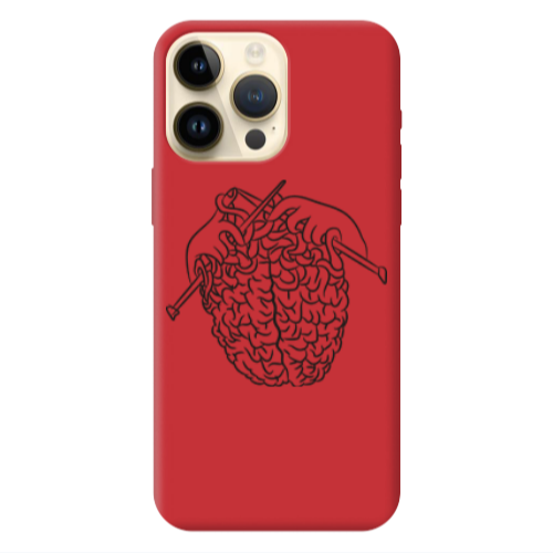 Apple iPhone 13 Pro Max Find Yourself 8 Red Colored Silicone TPU Θήκη