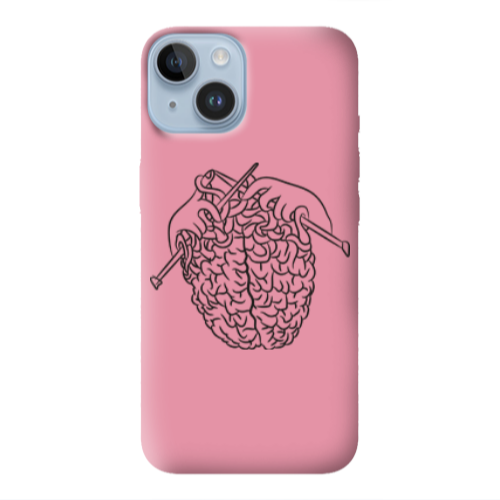 Apple iPhone 14 Plus Find Yourself 8 Pink Colored Silicone TPU Θήκη
