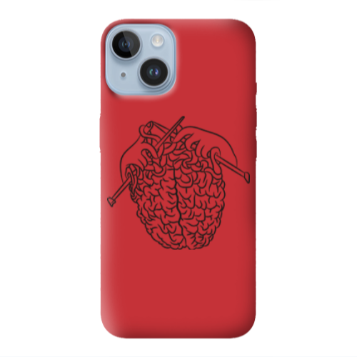Apple iPhone 14 Plus Find Yourself 8 Red Colored Silicone TPU Θήκη