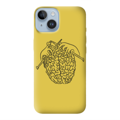 Apple iPhone 14 Plus Find Yourself 8 Yellow Colored Silicone TPU Θήκη