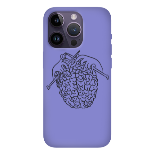 Apple iPhone 14 Pro  Find Yourself 8 Purple Colored Silicone TPU Θήκη
