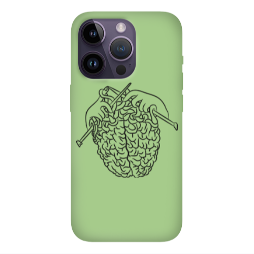 Apple iPhone 14 Pro Max Find Yourself 8 Light Green Colored Silicone TPU Θήκη
