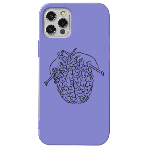 Apple iPhone 13 Pro Find Yourself 8 Purple Colored Silicone TPU Θήκη