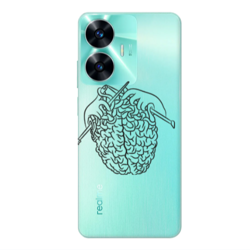 Realme C55 Find Yourself 8 Transparent Silicone TPU Θήκη
