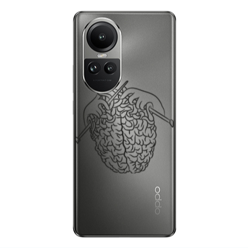 Oppo Reno10 5G Find Yourself 8 Transparent Silicone TPU Θήκη
