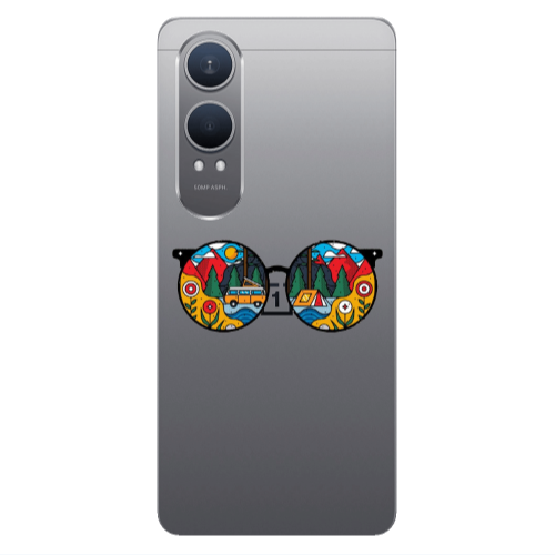Oneplus Nord Ce 4 lite Round Glasses Transparent Silicone TPU Θήκη