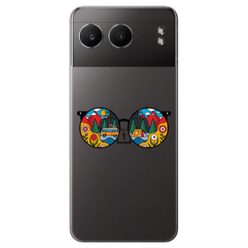 Oneplus Nord 4 Round Glasses Transparent Silicone TPU Θήκη