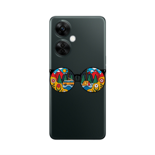 Oneplus Nord CE 3 Lite 5G Round Glasses Transparent Silicone TPU Θήκη