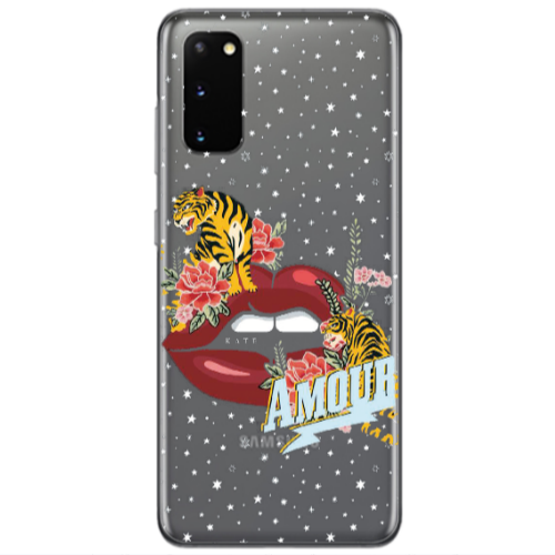 Samsung S20 Amour Transparent Silicone TPU Θήκη