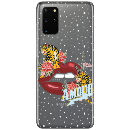 Samsung S20 Plus Amour Transparent Silicone TPU Θήκη
