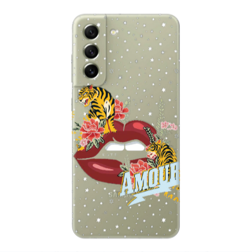 Samsung S21 Amour Transparent Silicone TPU Θήκη
