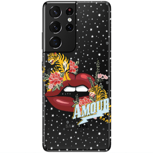 Samsung S21 Ultra Amour Transparent Silicone TPU Θήκη