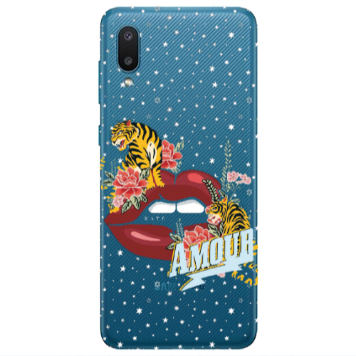 Samsung A02 Amour Transparent Silicone TPU Θήκη