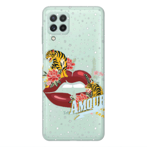Samsung A22 4G Amour Transparent Silicone TPU Θήκη