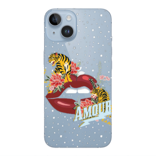 Apple iPhone 14 Plus Amour Transparent Silicone TPU Θήκη