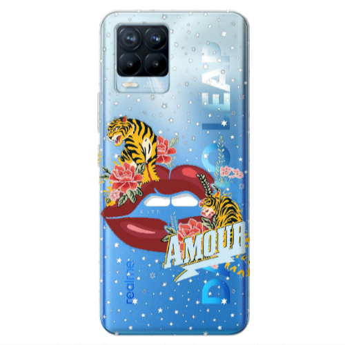 Realme 8 Pro Amour Transparent Silicone TPU Θήκη