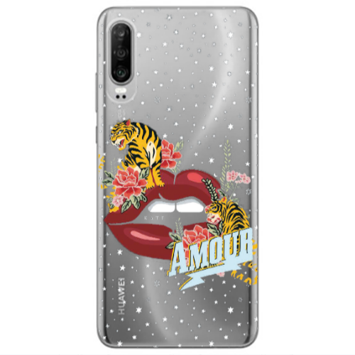 Huawei P30 Amour Transparent Silicone TPU Θήκη