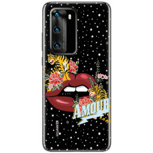 Huawei P40 Amour Transparent Silicone TPU Θήκη
