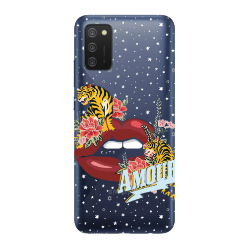 Samsung A02s Amour Transparent Silicone TPU Θήκη