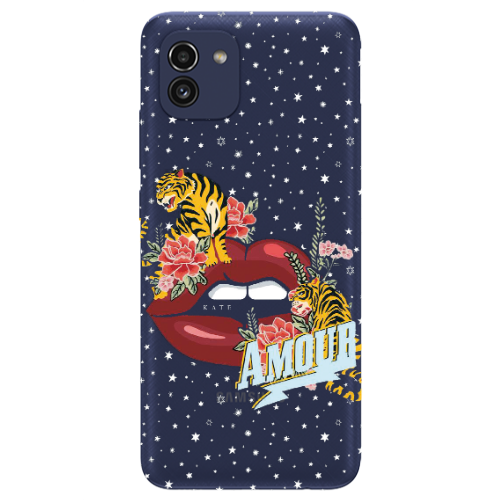 Samsung A03 Amour Transparent Silicone TPU Θήκη