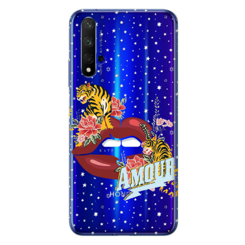 Huawei Nova 5 T Amour Transparent Silicone TPU Θήκη