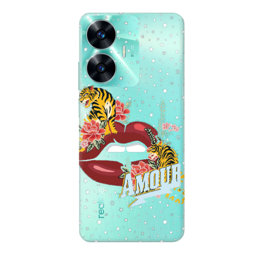 Realme C55 Amour Transparent Silicone TPU Θήκη