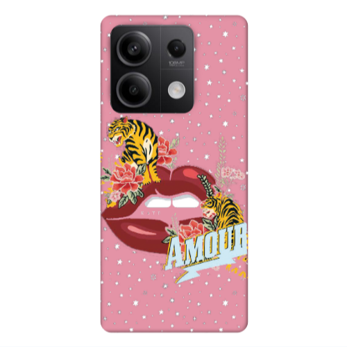 Xiaomi Redmi Note 13Pro 5G Amour Pink Colored Silicone TPU Θήκη